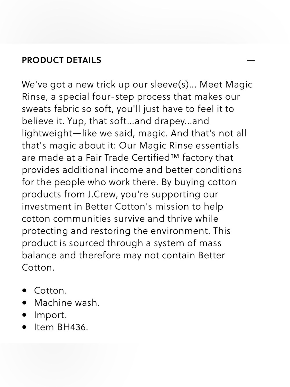 J. Crew Magic Rinse Crewneck Sweatshirt - NAMASTE - Picture 8 of 9
